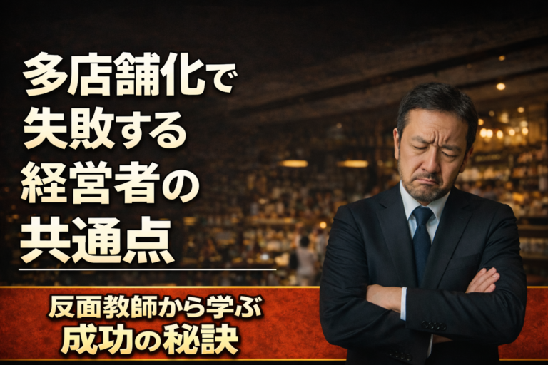 飲食店の多店舗化で失敗する経営者の共通点｜伸びない経営者の5つの特徴