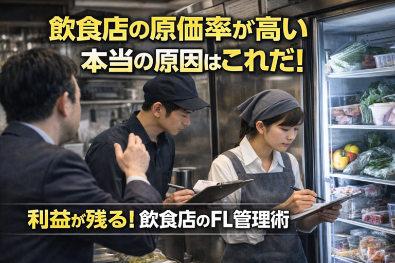 飲食店の原価率が高い本当の原因はこれだ！