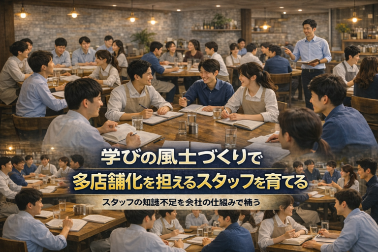 多店舗化成功メソッド⑨｜学びの風土づくりで多店舗化を担えるスタッフを育てる