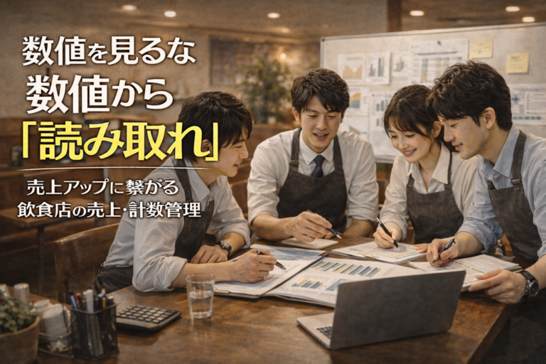 【飲食店向け】売上管理のやり方とコツ！売上アップに繋がる計数管理の徹底解説