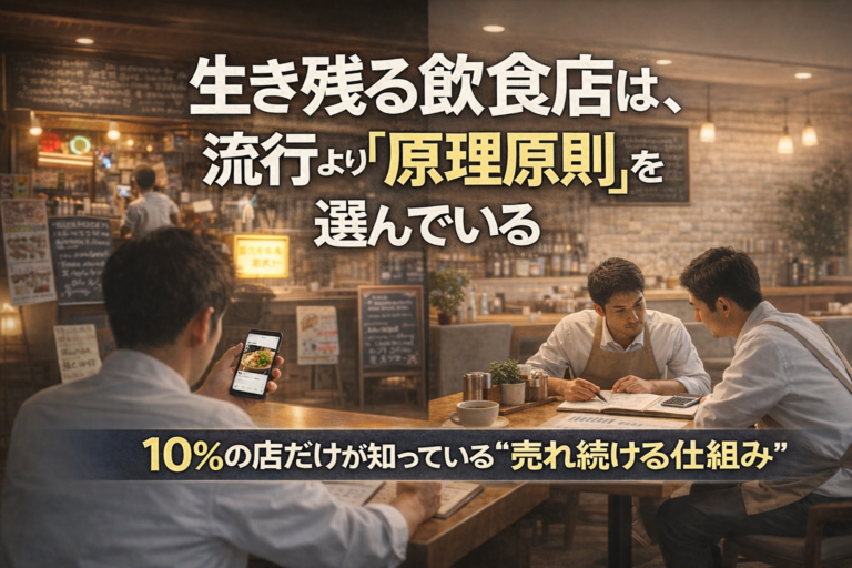 生き残る飲食店の共通点｜コンセプトを本当に理解して行動できているかどうか