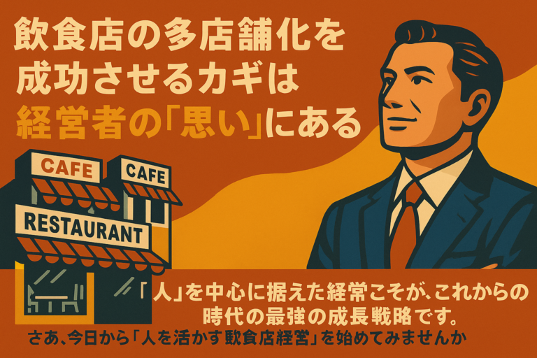 飲食店 多店舗展開を成功させる方法｜経営者の“思い”と人を活かす仕組み