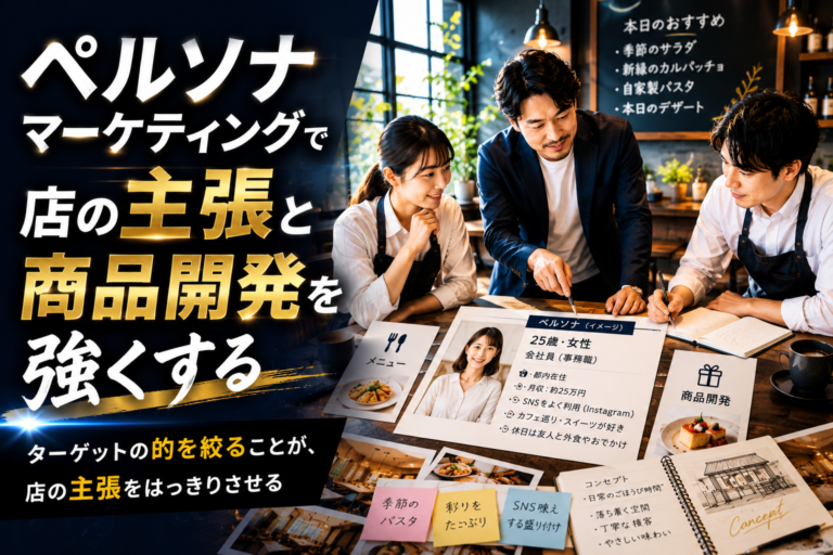 ぼんやりしたターゲットは卒業！飲食店のアイデンティティを強めるペルソナ戦略