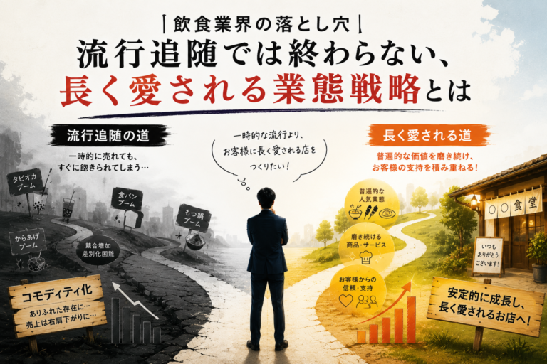 飲食業界の落とし穴｜流行追随では終わらない、長く愛される業態戦略とは