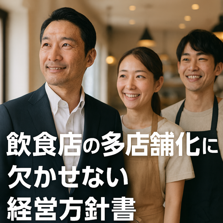 飲食店が多店舗化を成功させる「経営方針書」の作り方｜無料テンプレ付き